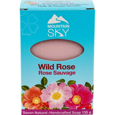 Mountain Sky Bar Soap Wild Rose 天然野玫瑰香皂｜植物精油沐浴皂 美国生产